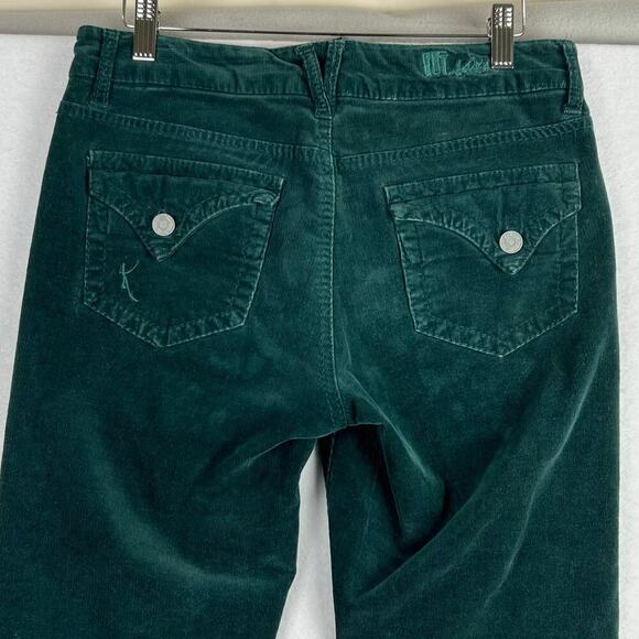 Kut From the Kloth Baby Bootcut Emerald Green Corduroy Pants KP540MA1 Size 2 - Picture 6 of 13